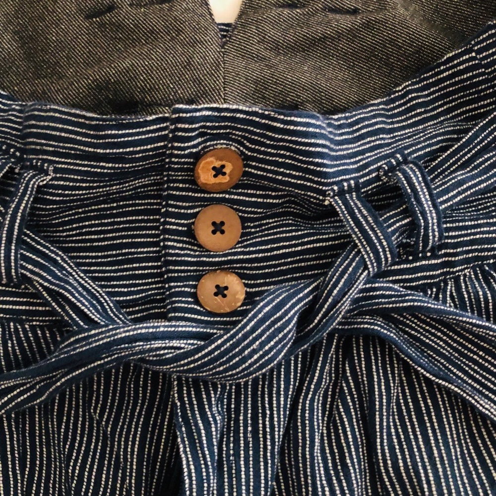 Free People Cropped Striped Pants 0 - Picture 4 of 6